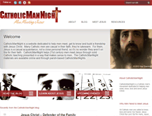 Tablet Screenshot of catholicmannight.com